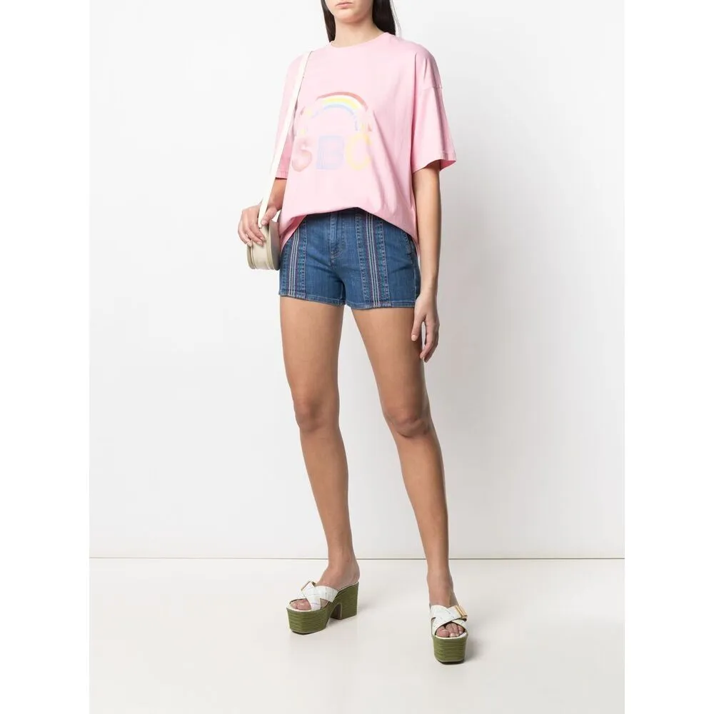 Signature Denim Shorts