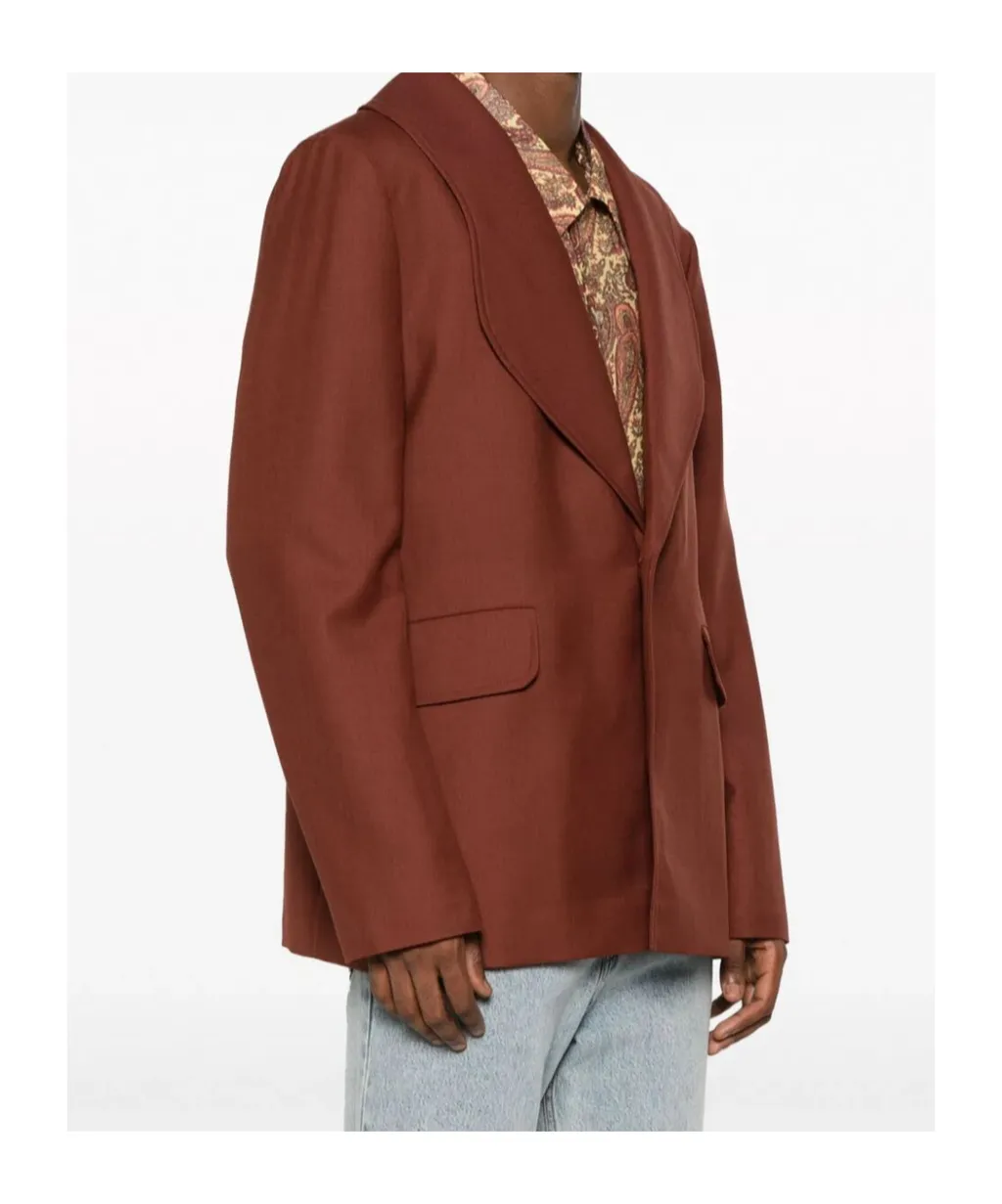 Long-Sleeved Suit Jacket