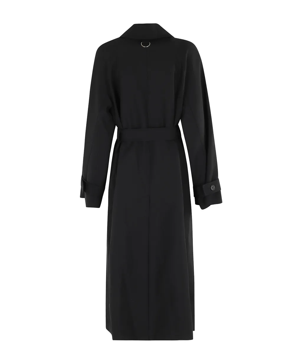 Long Sleeve Belted Coat
