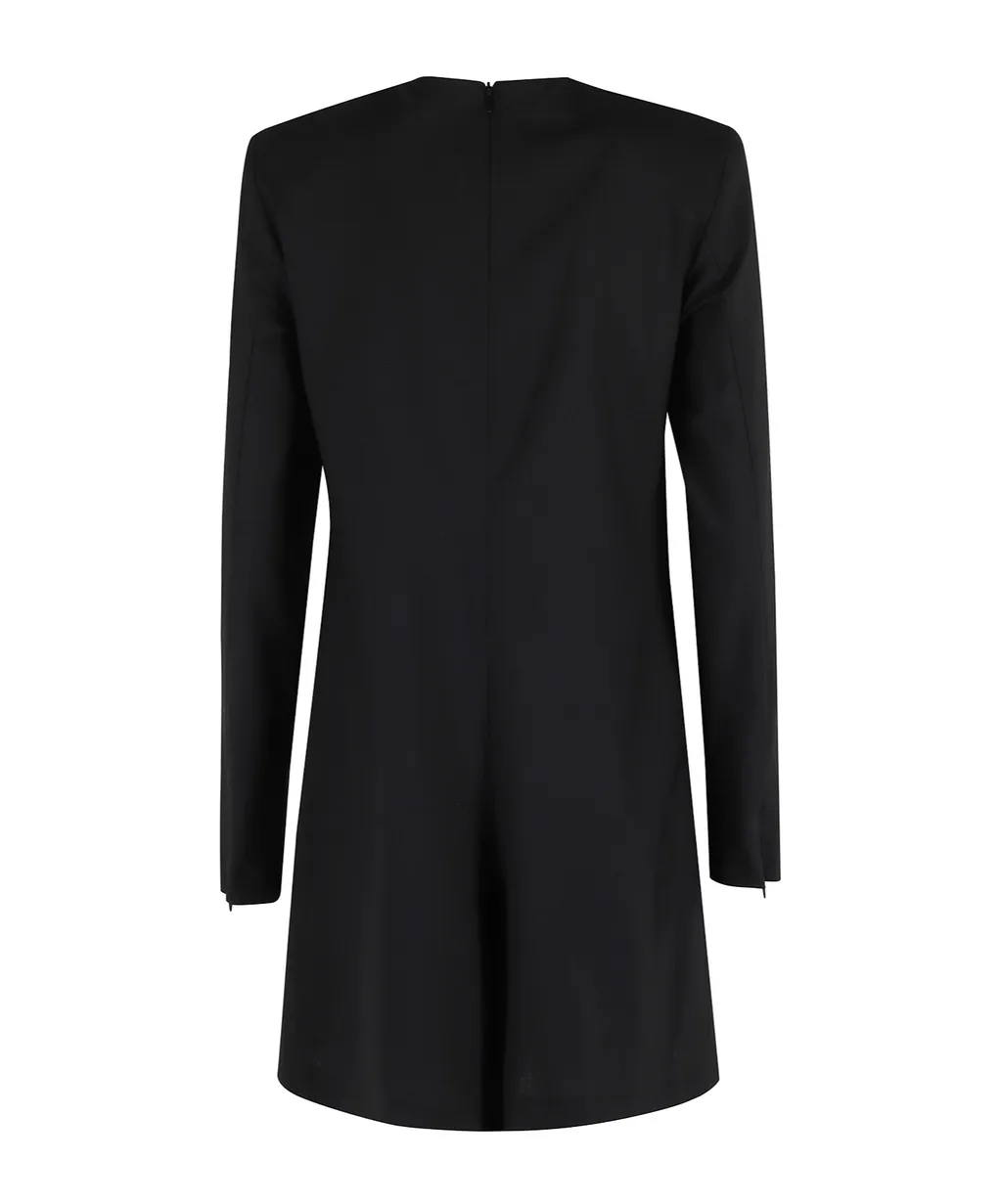 Round Neck Long Sleeve Dress