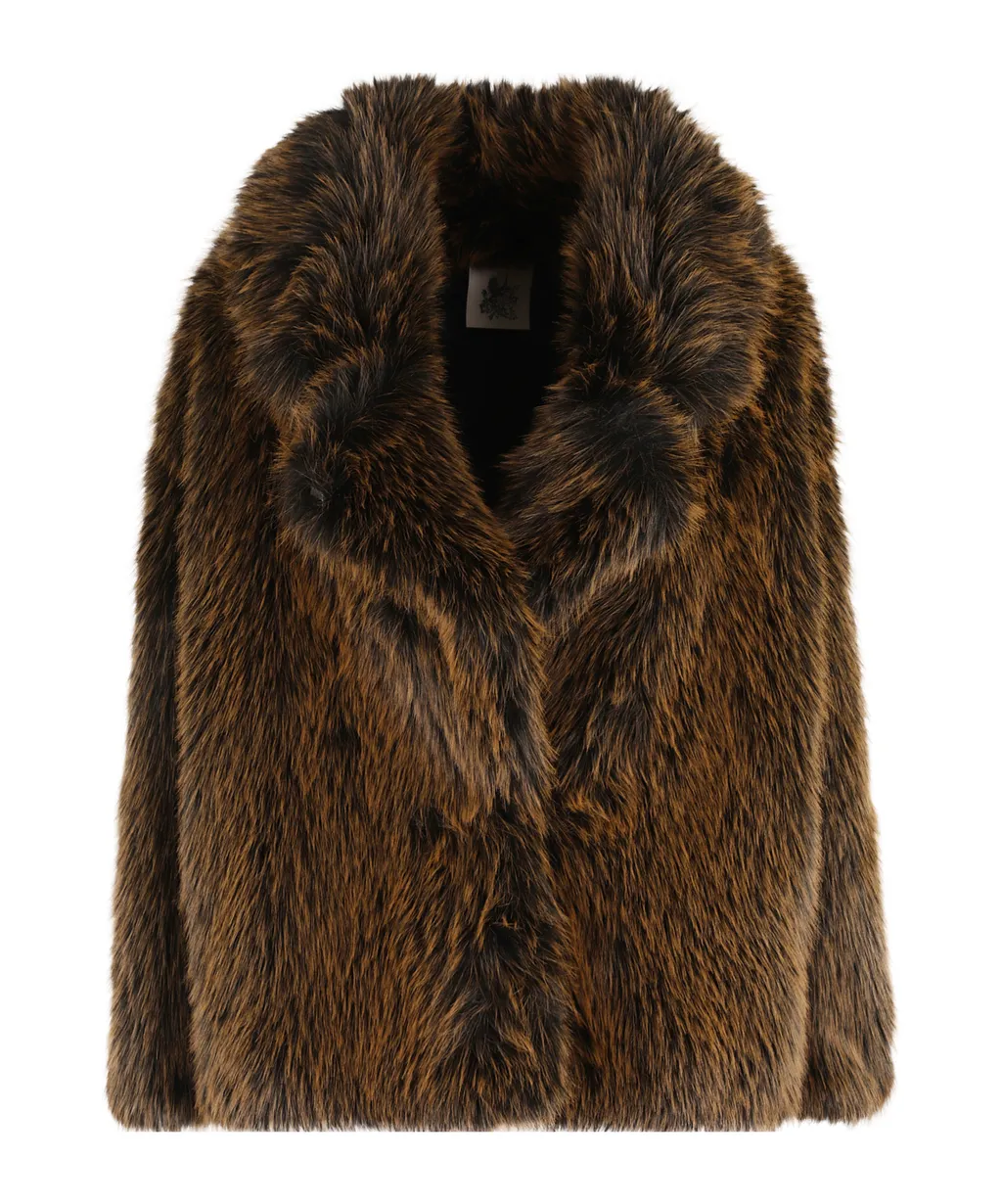Long Sleeve Fur Coat