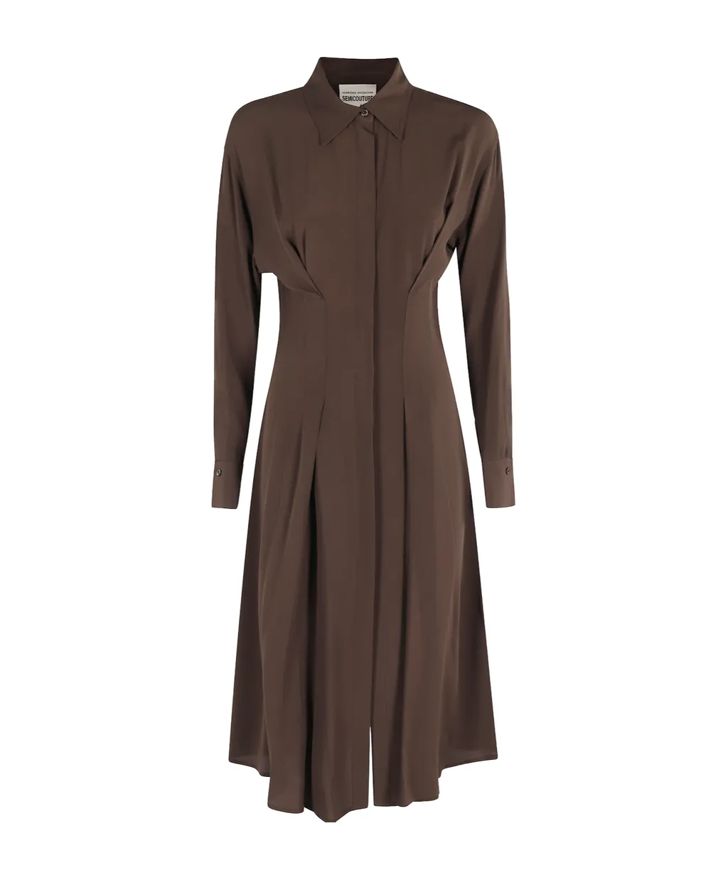 Ruffled Button Dress