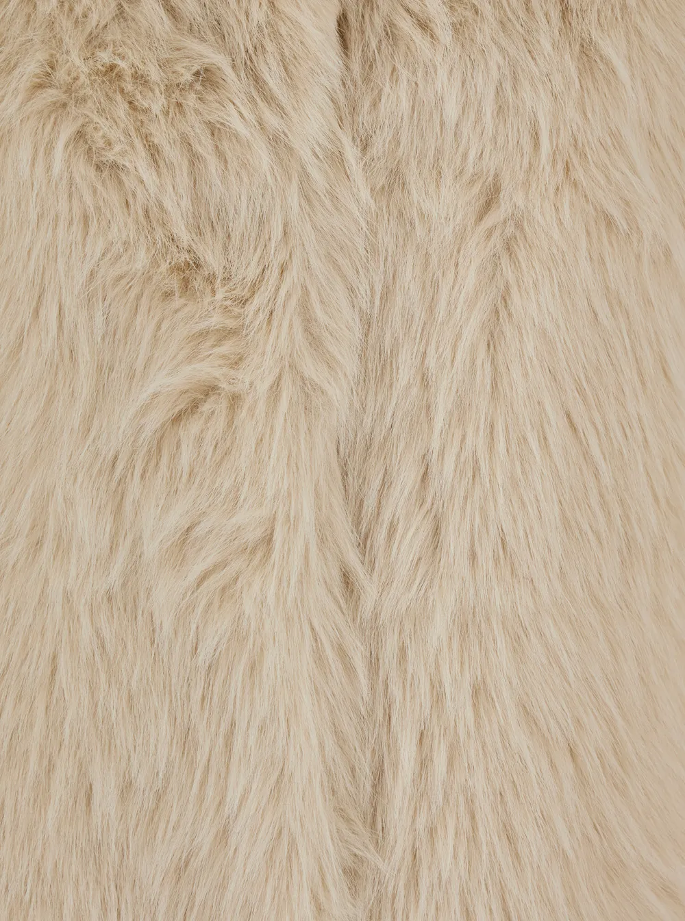 Notched Ecofur Coat