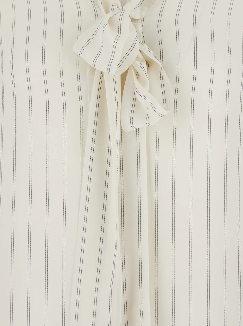 Striped Tie-Front Shirt