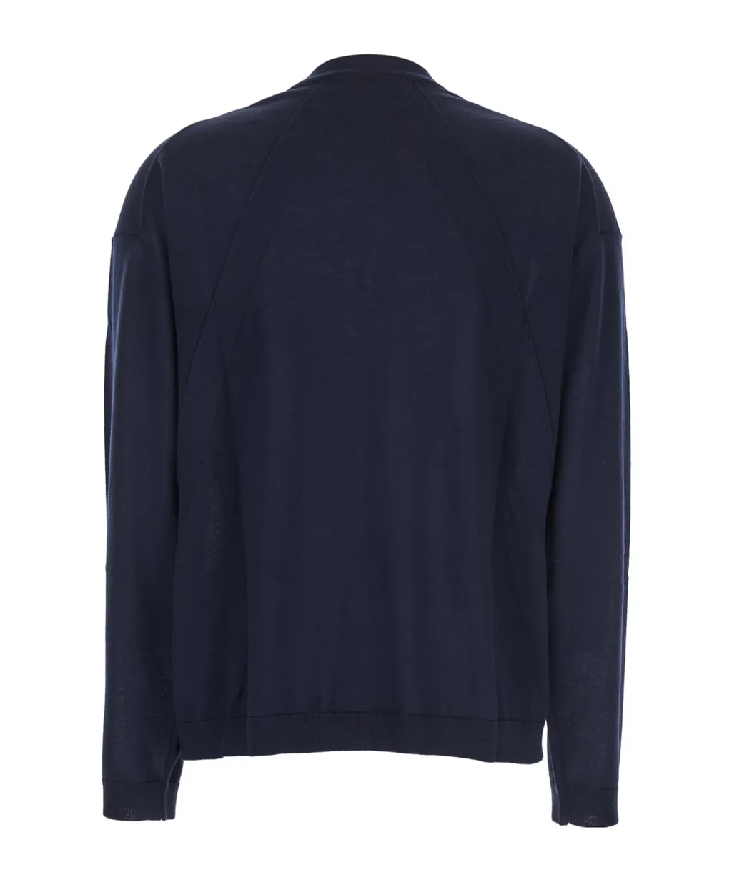 V-Neck Ribbed Knitwear