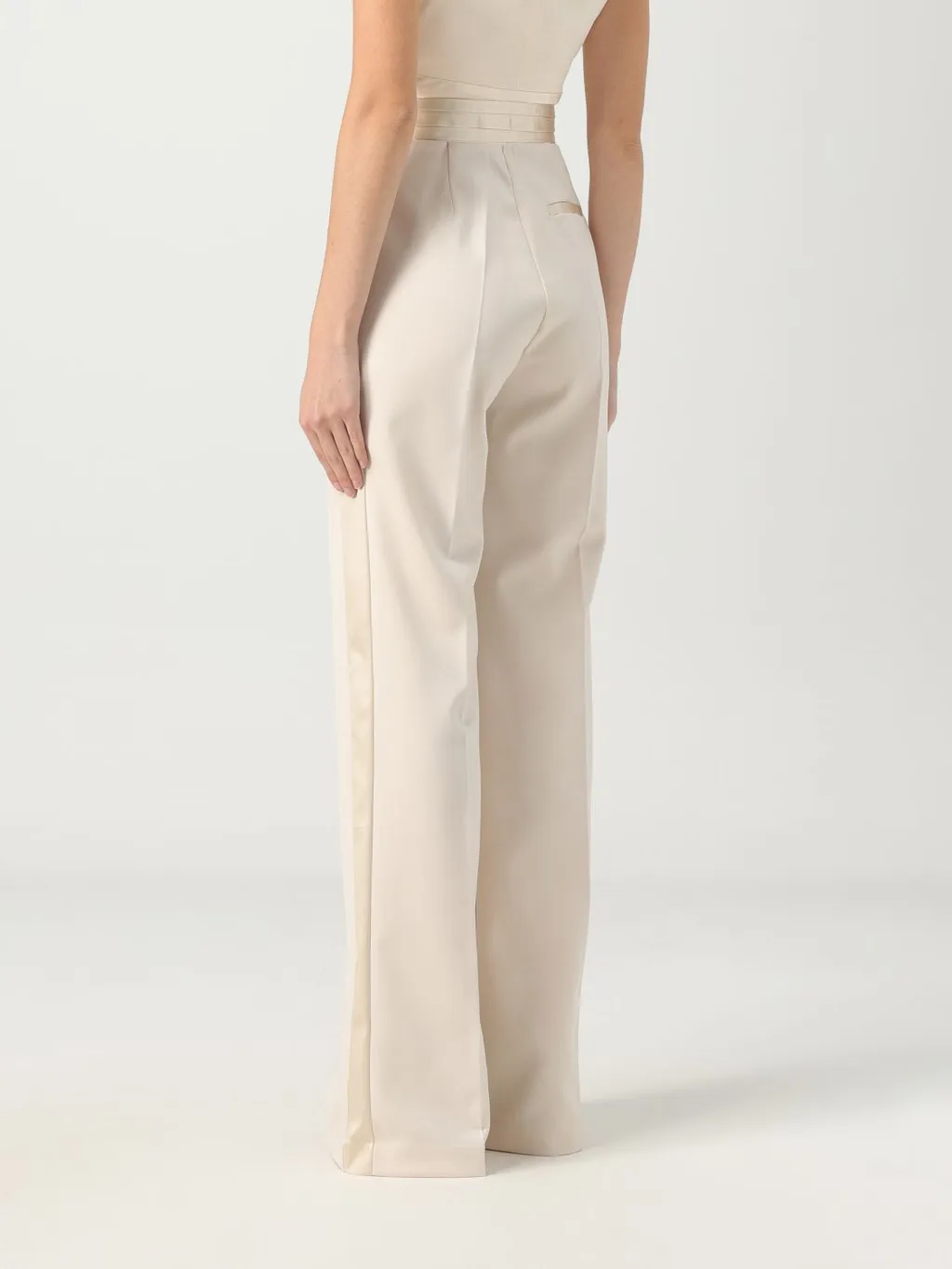 Creased Casual Pants