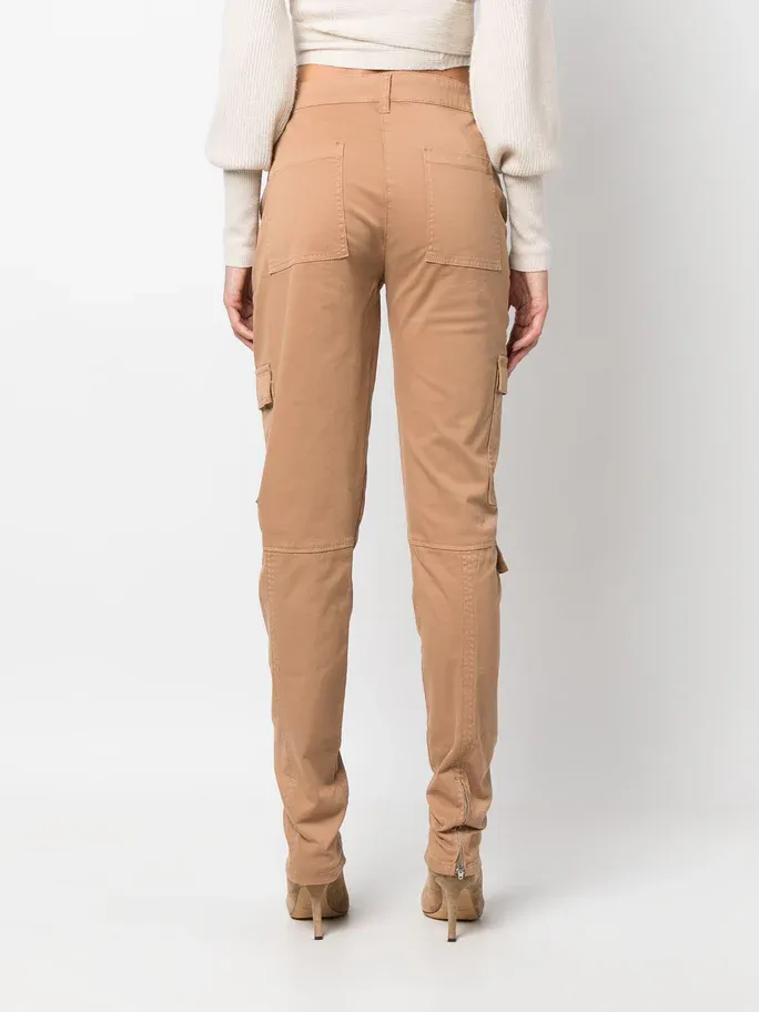 Button-Up Tapered Trousers