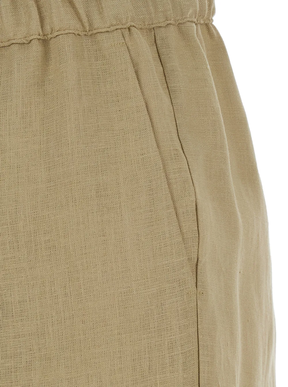 Elastic Waist Drawstring Pants