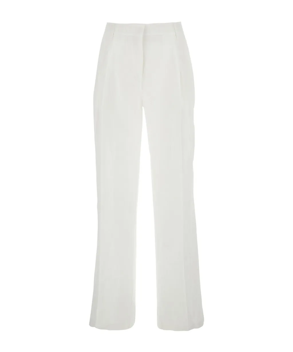 Pants With Belt Loops And Pleats