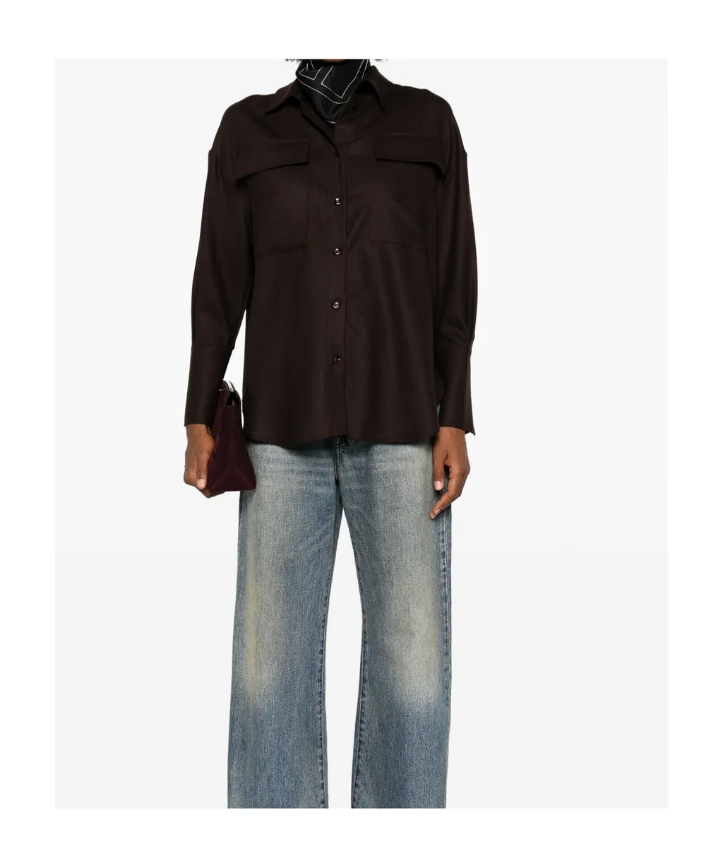Lapel Long Sleeve Shirt