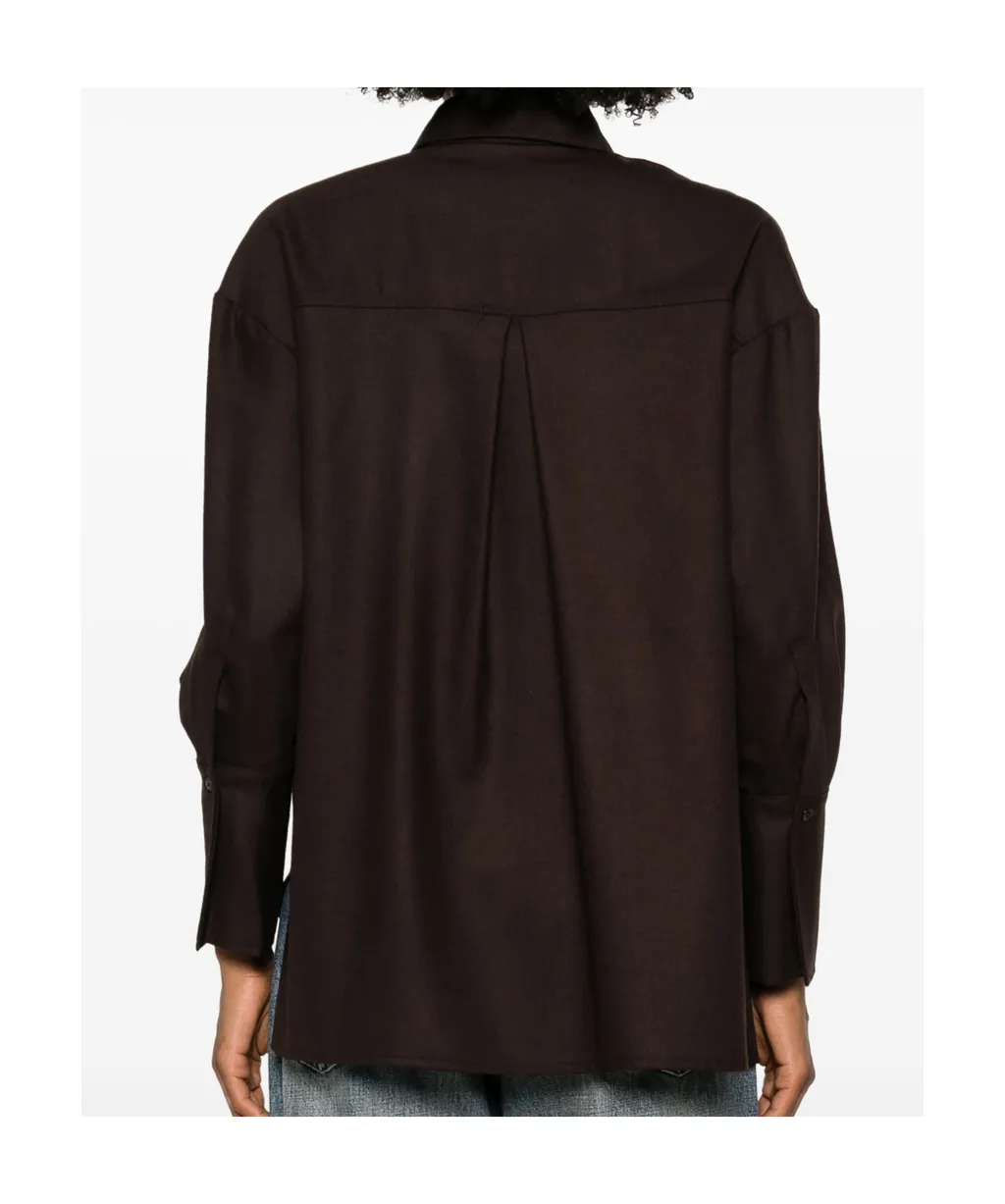 Lapel Long Sleeve Shirt