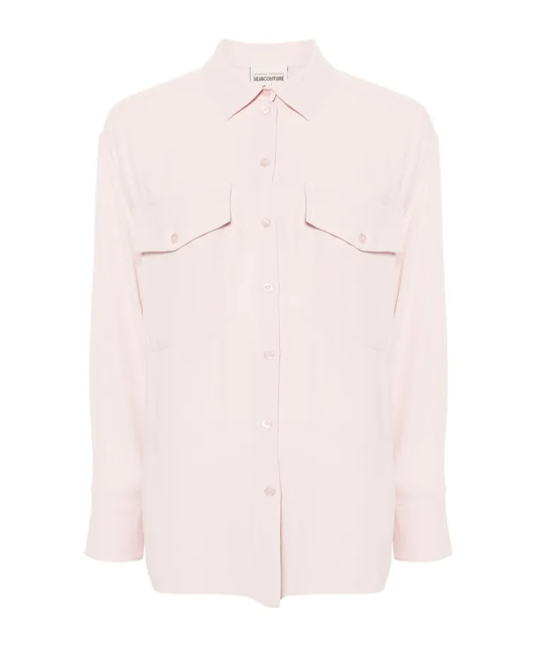 Lapel Long Sleeve Shirt