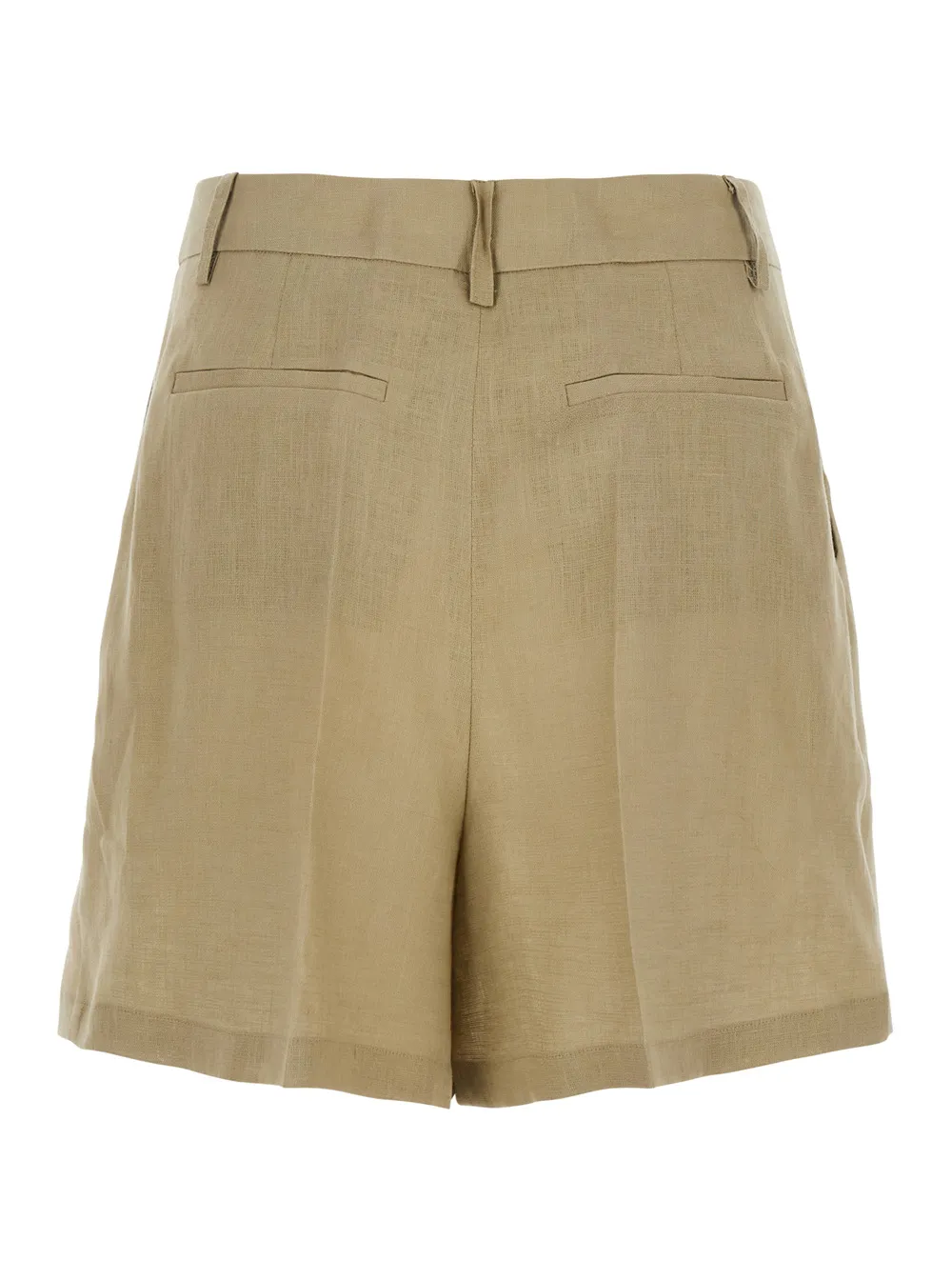 Shorts With Belt Loops And Button