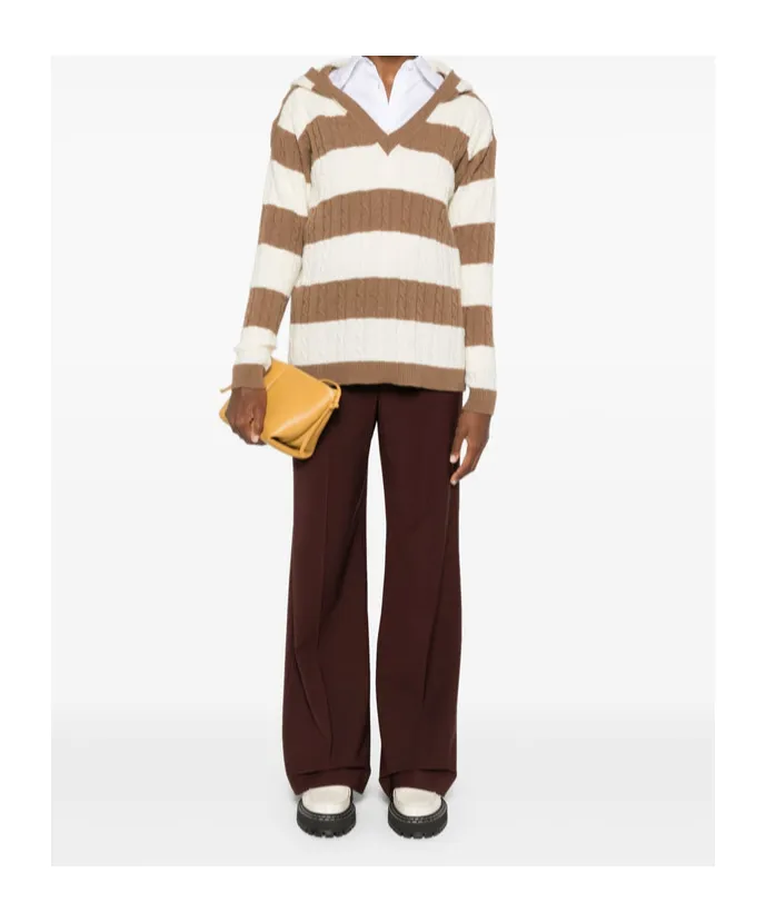 Striped Hooded Sweater