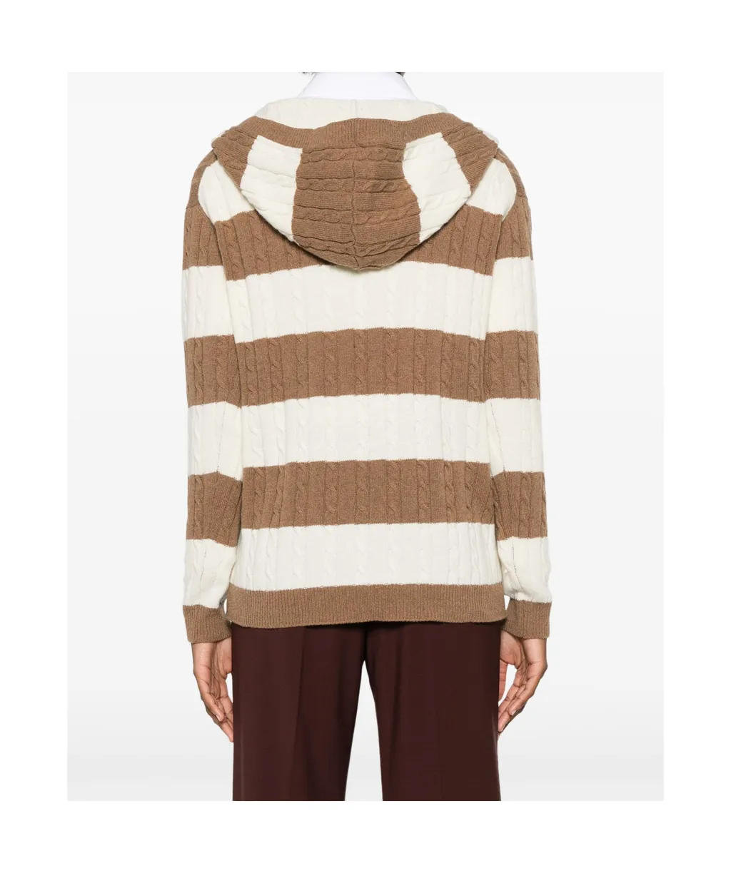 Striped Hooded Sweater