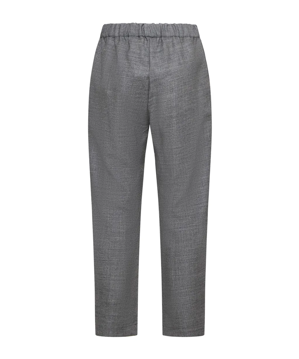 Tapered Virgin Wool Pants