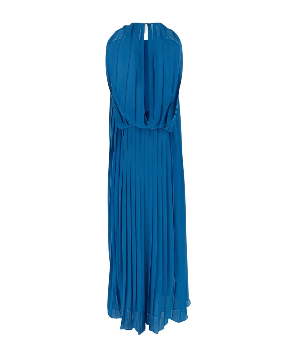 Pleated Sleeveless Dress