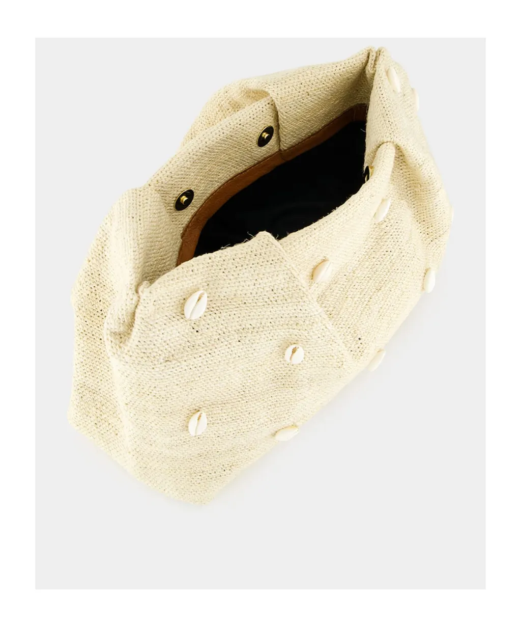 Mini Seashell-Sisal Clutch Bag