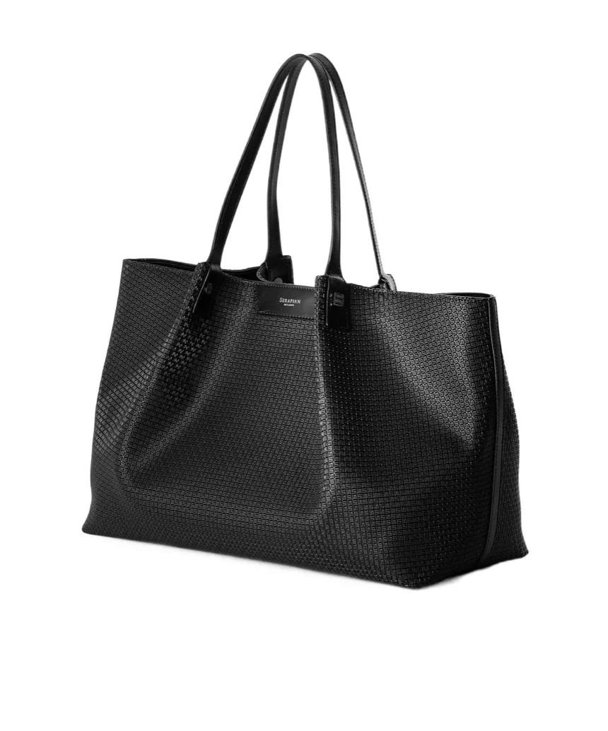 Secret Logo Printed Tote Bag