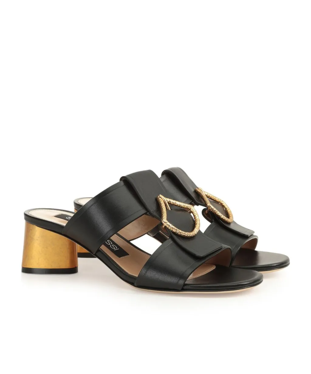 Round Toe High Heel Sandals