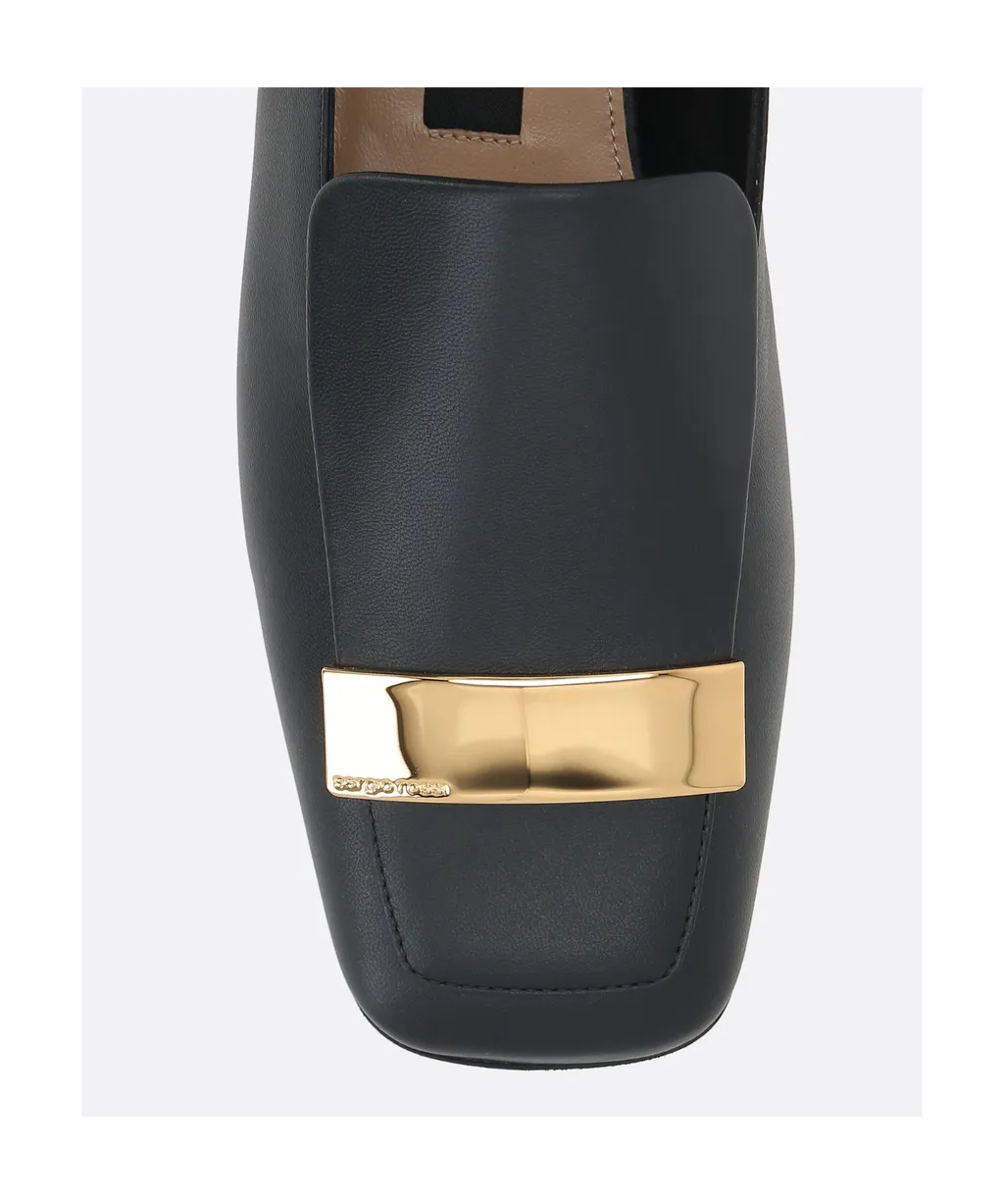 Square Toe Slip-On Loafers