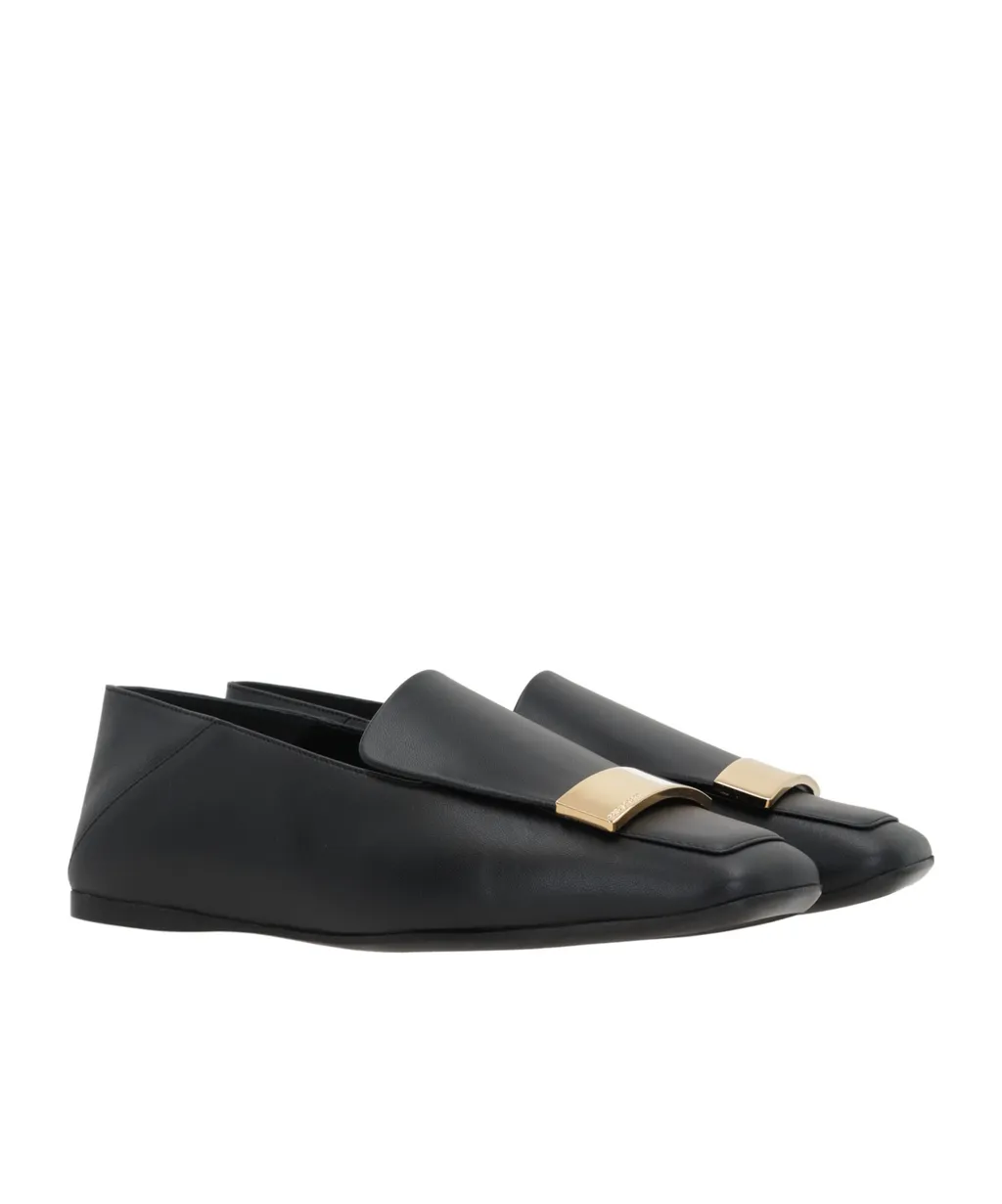 Square Toe Slip-On Loafers