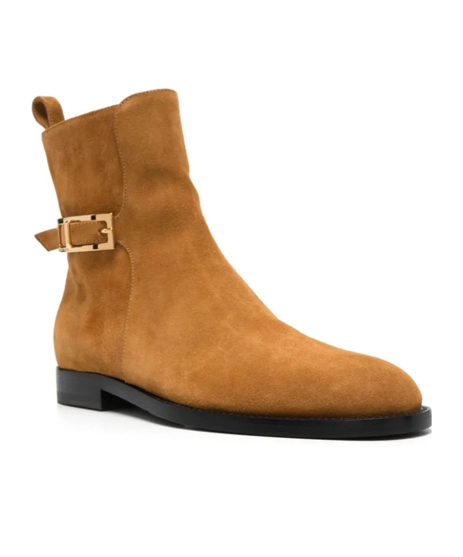 Round-Head Short Boots