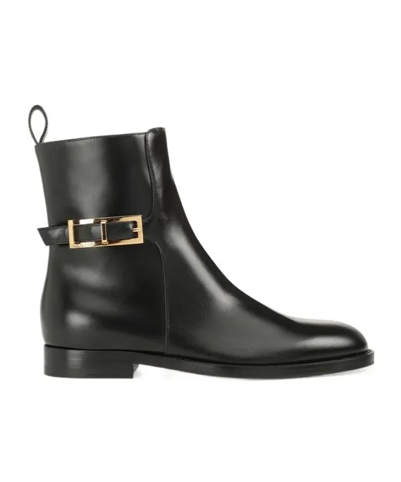 Round-Head Short Boots