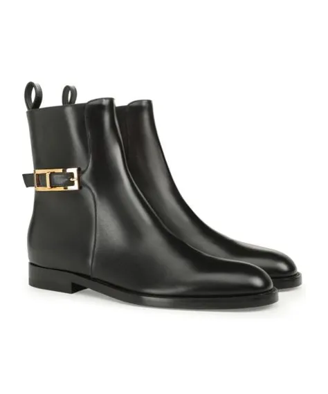 Round-Head Short Boots
