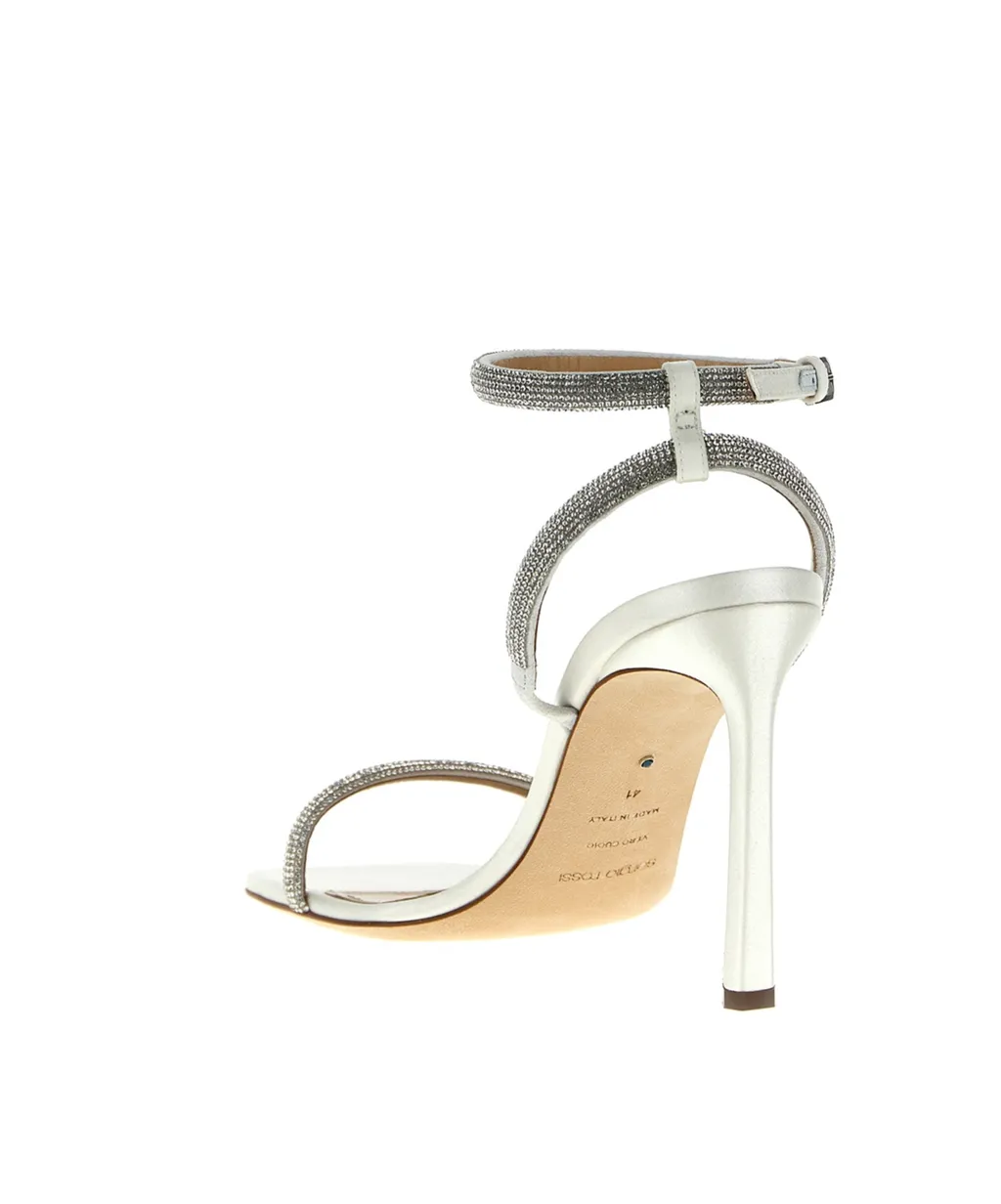Square-Headed Stiletto Sandals