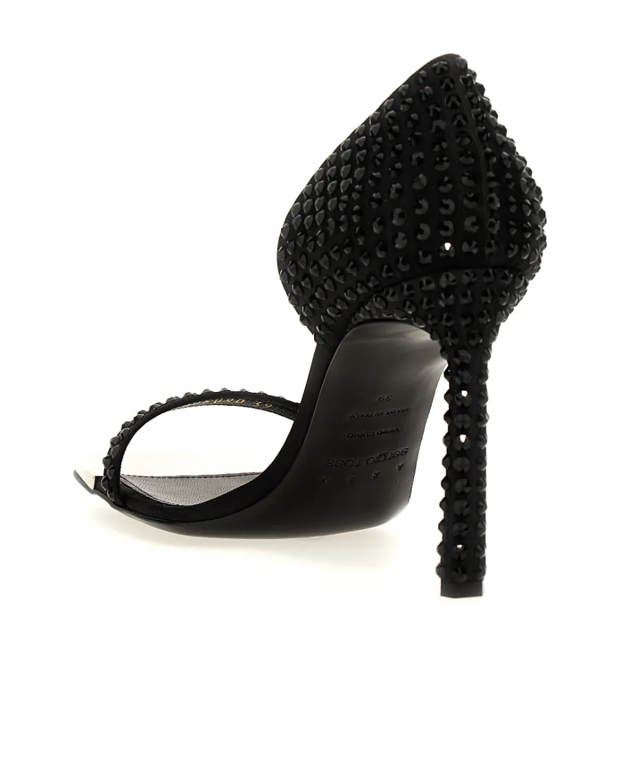 X Area Dagger Embellished Sandals