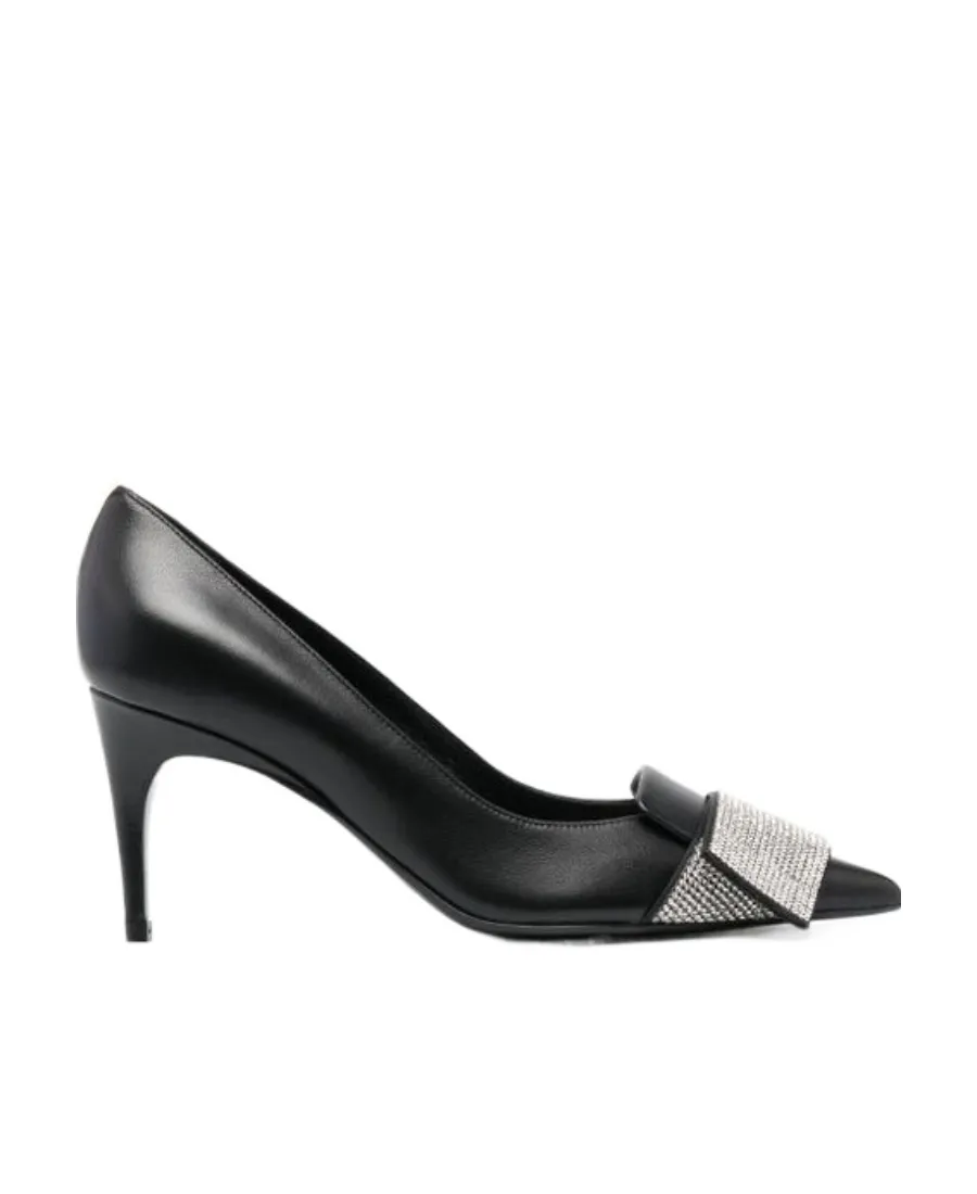 Crystal Decorated High Heels