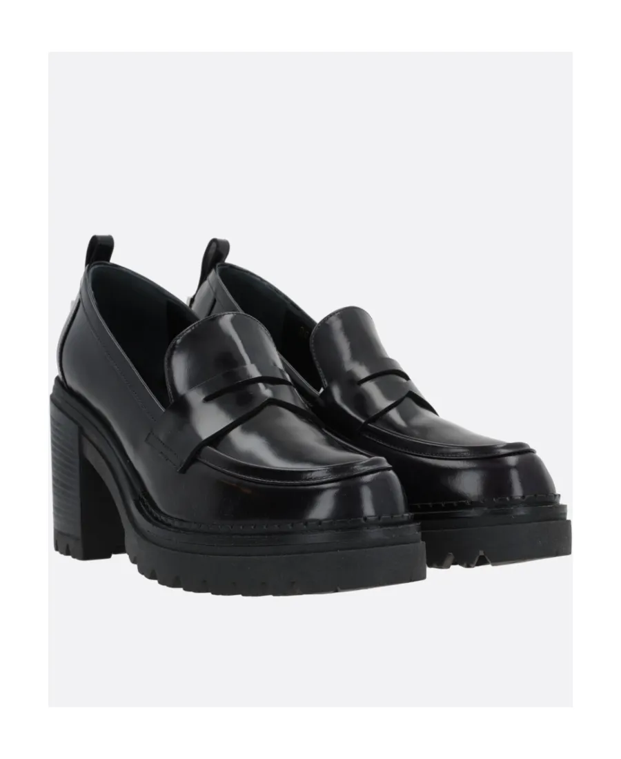 Joan 90Mm Leather Loafers