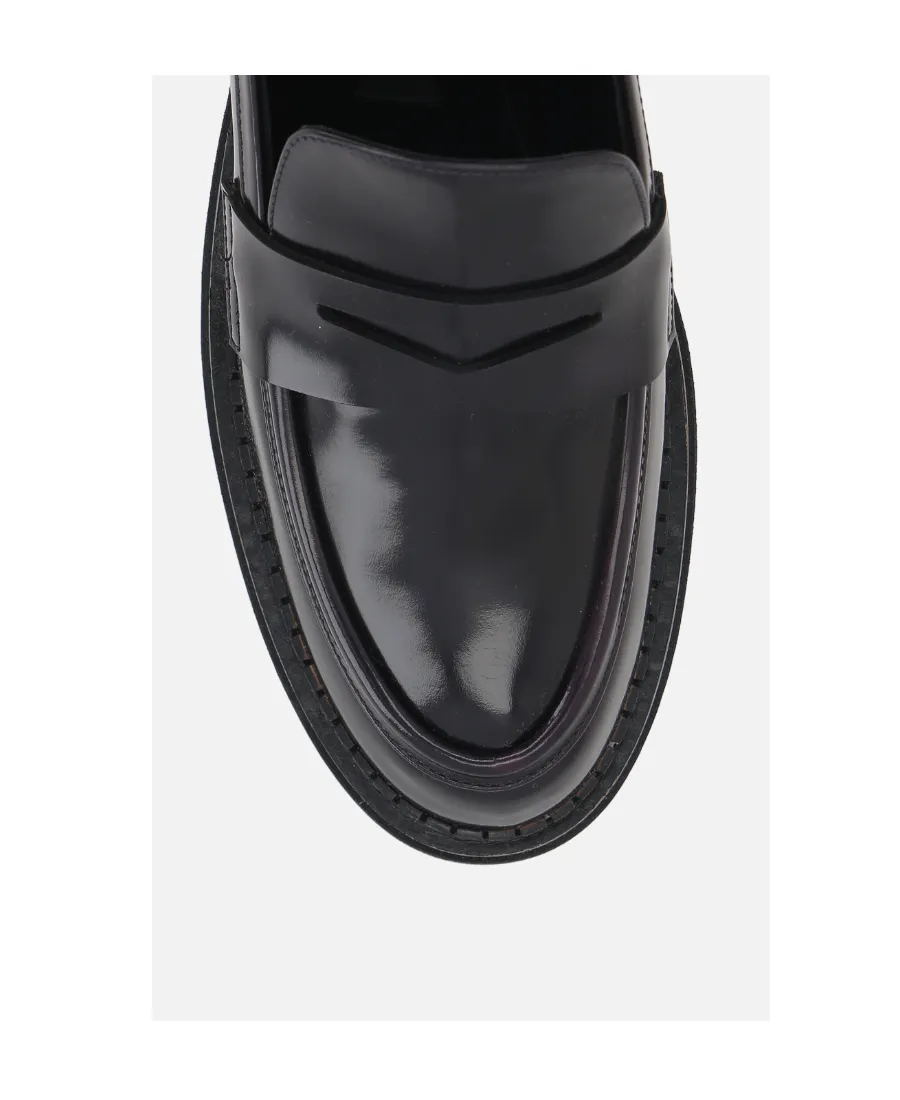 Joan 90Mm Leather Loafers
