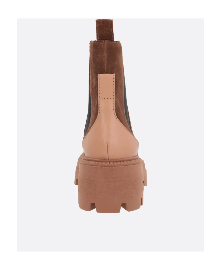 Sr Milla Square-Toe Suede Boots