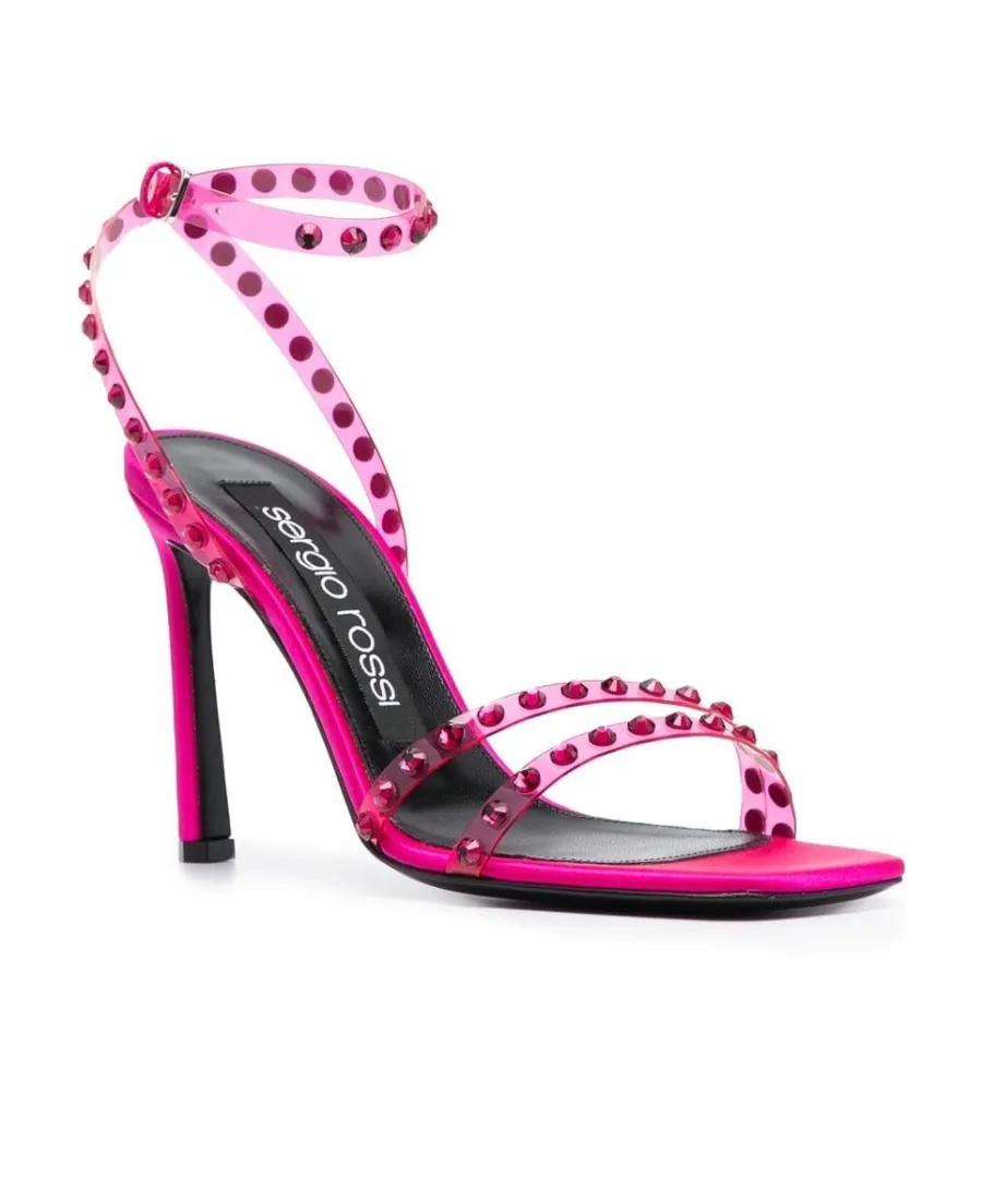 Crystal-Embellished Sandals