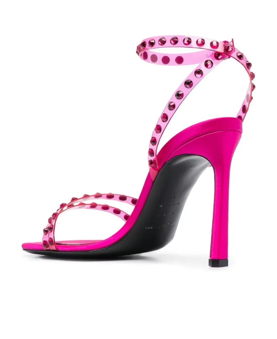 Crystal-Embellished Sandals