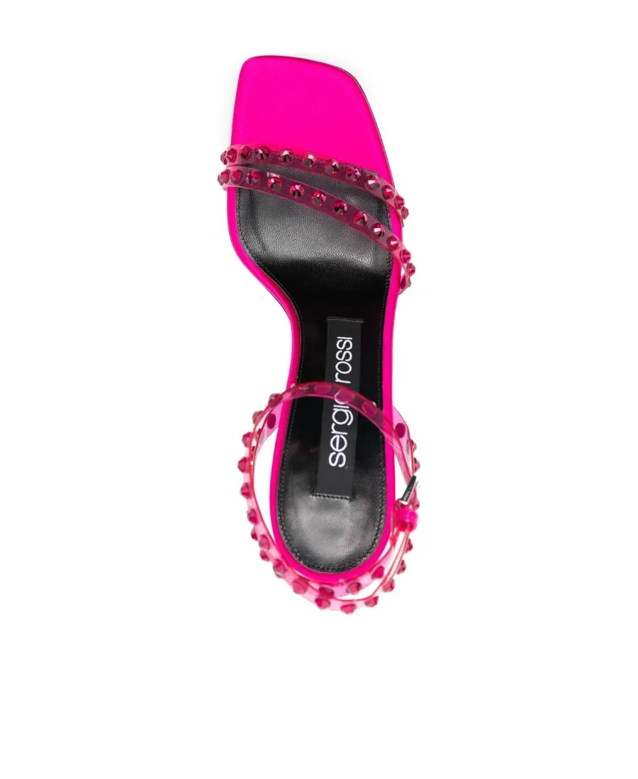 Crystal-Embellished Sandals