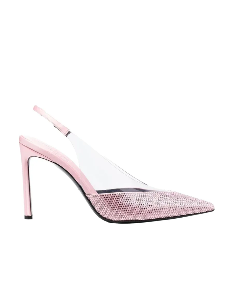 120Mm Crystal-Embellished Pointed Pumps