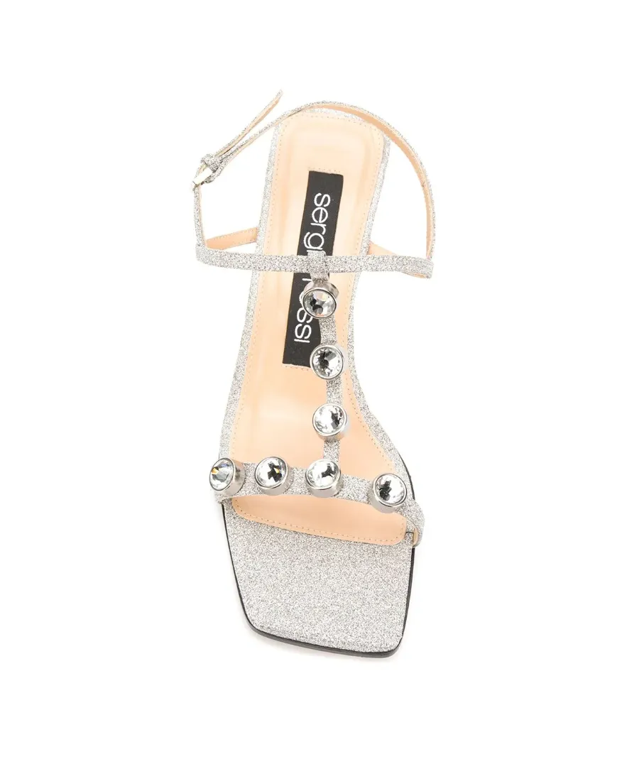 Crystal High-Heeled Sandals