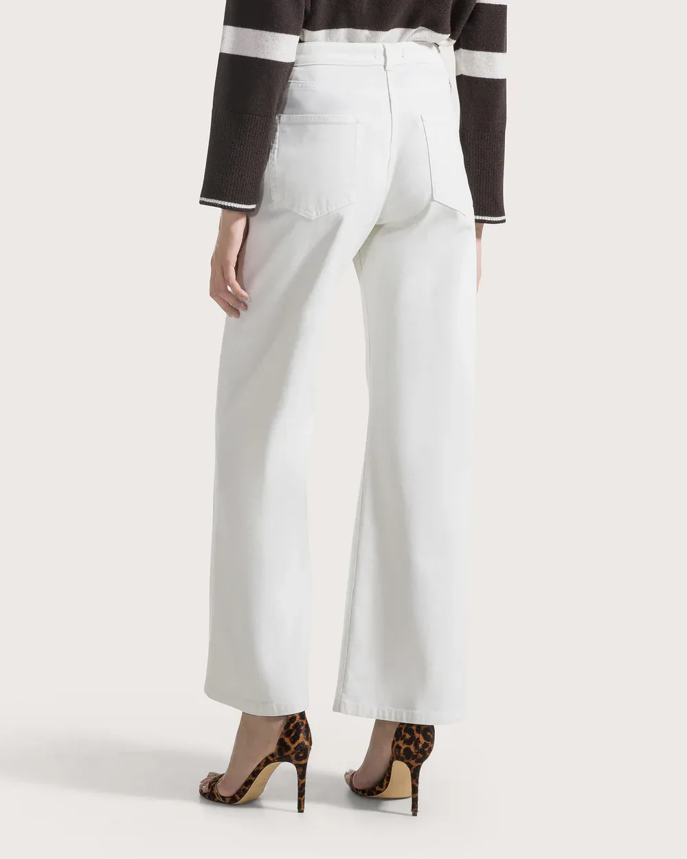 High-Waisted Long Jeans