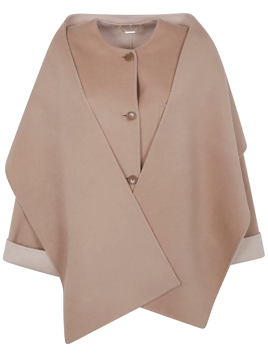 Patch-Pocket Wool Coat