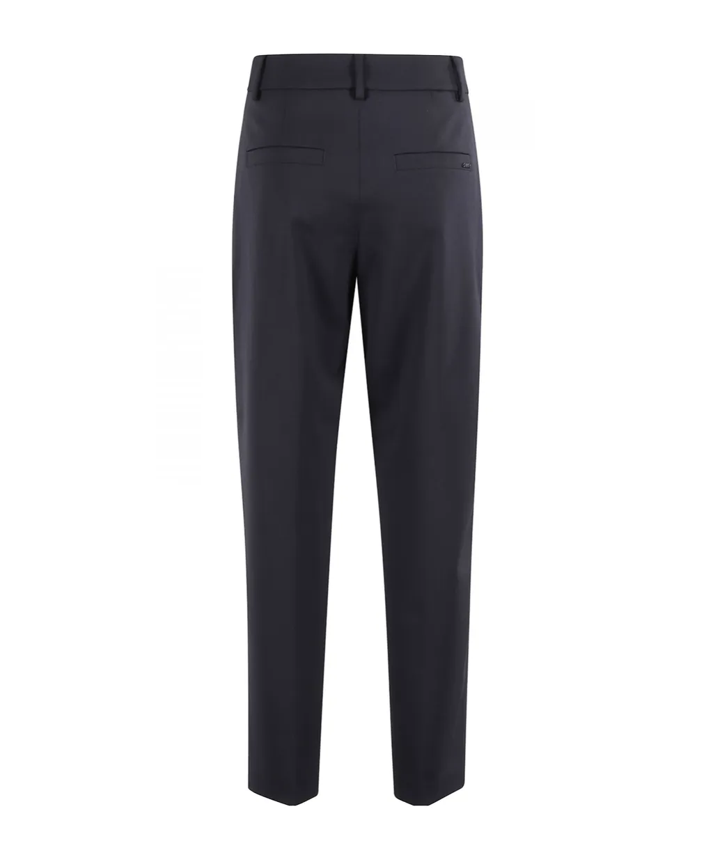 Four-Pocket Straight-Leg Casual Pants