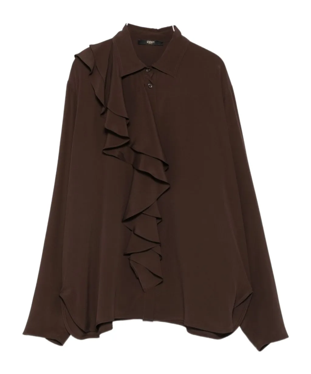 Ruffled-Detail Top