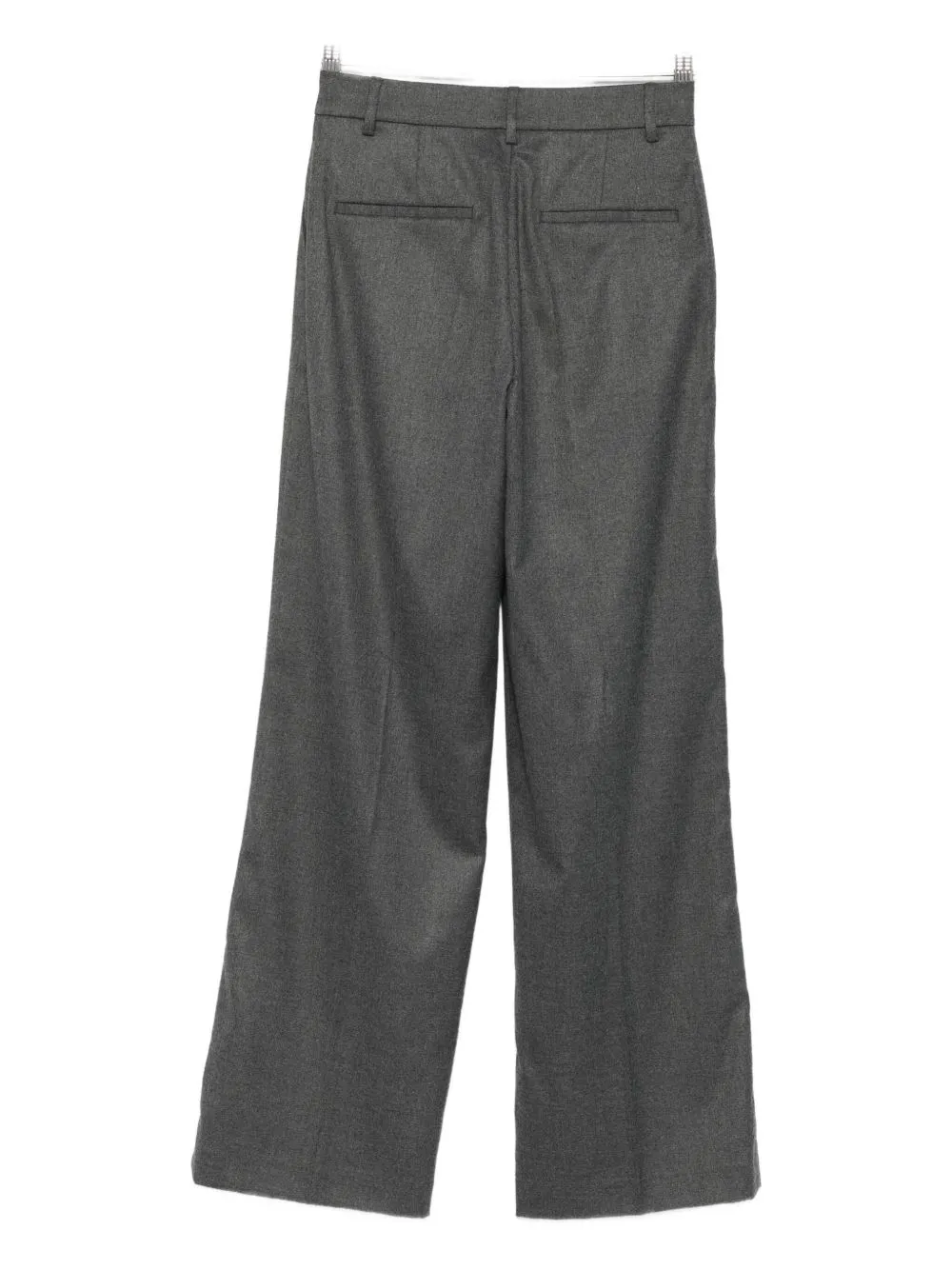 Pleated Wide-Leg Trousers