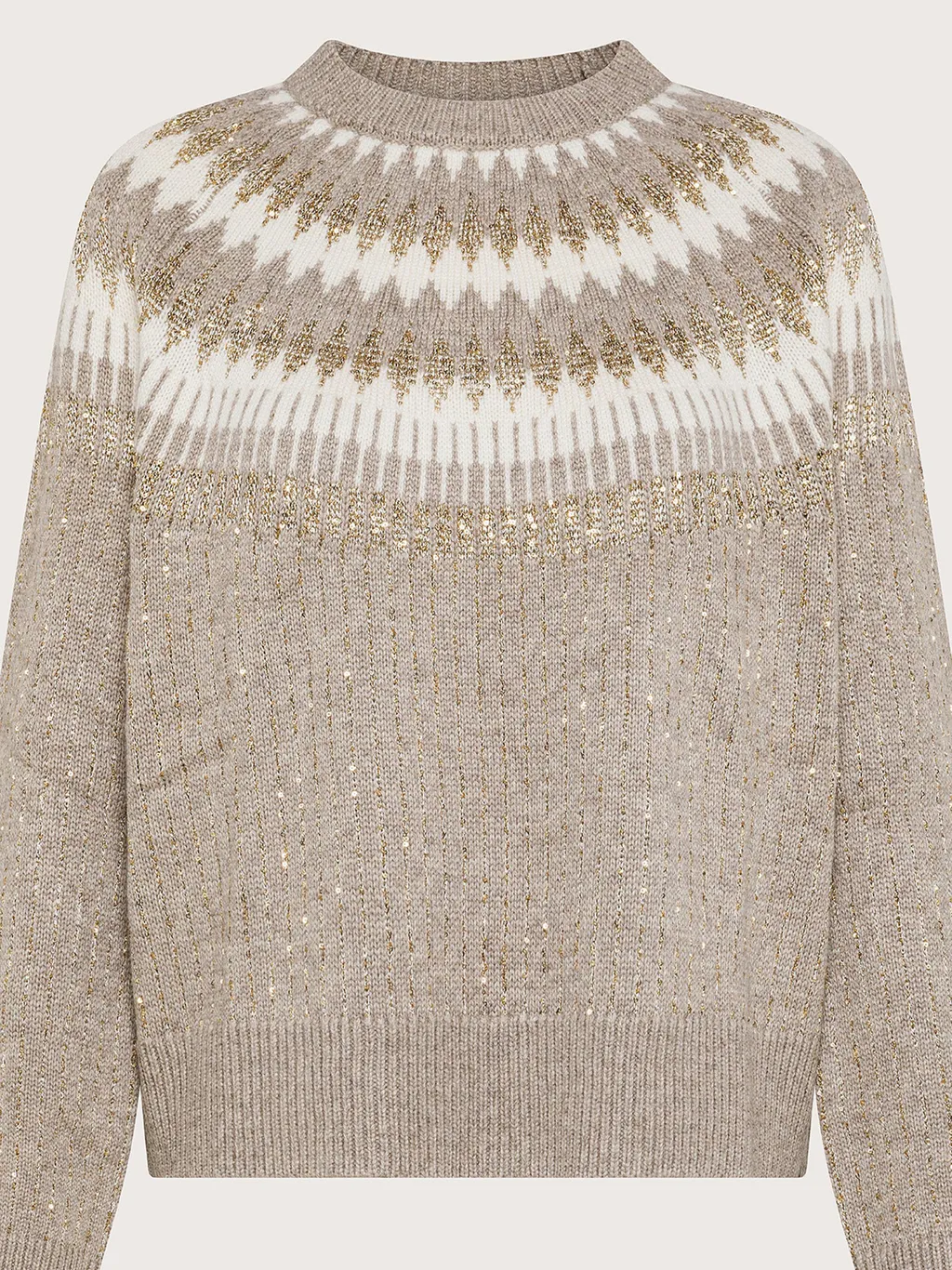 Geometric-Pattern Sweater