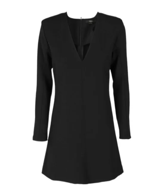 V-Neckline Mini Dress