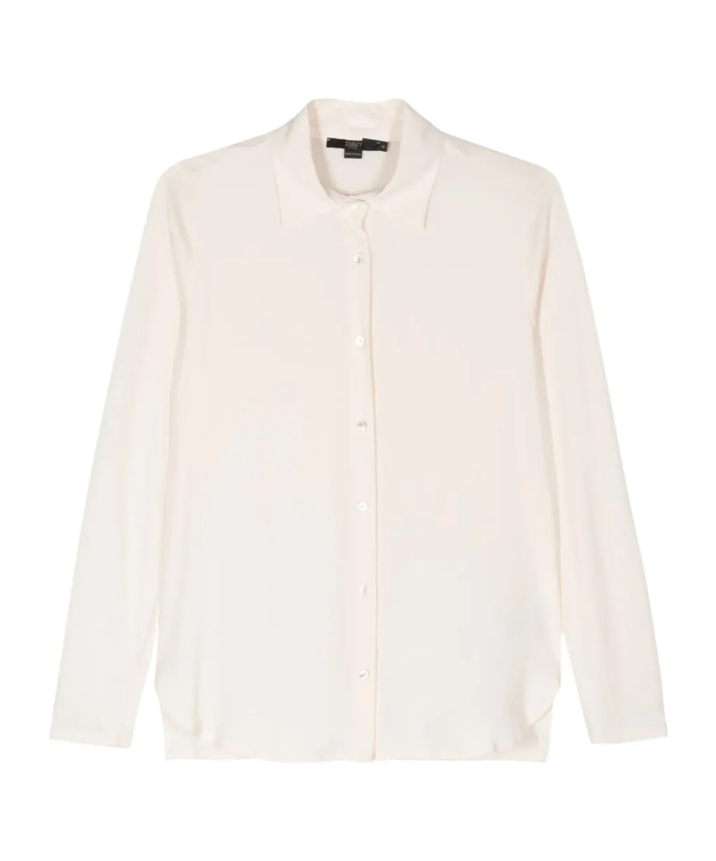 Long-Sleeve Panelled Shirt