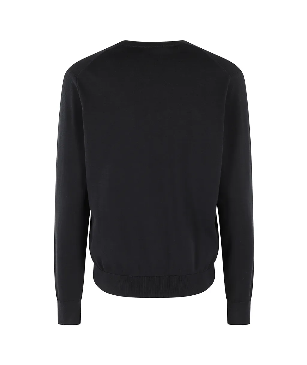 V-Neck Knitted Pullover