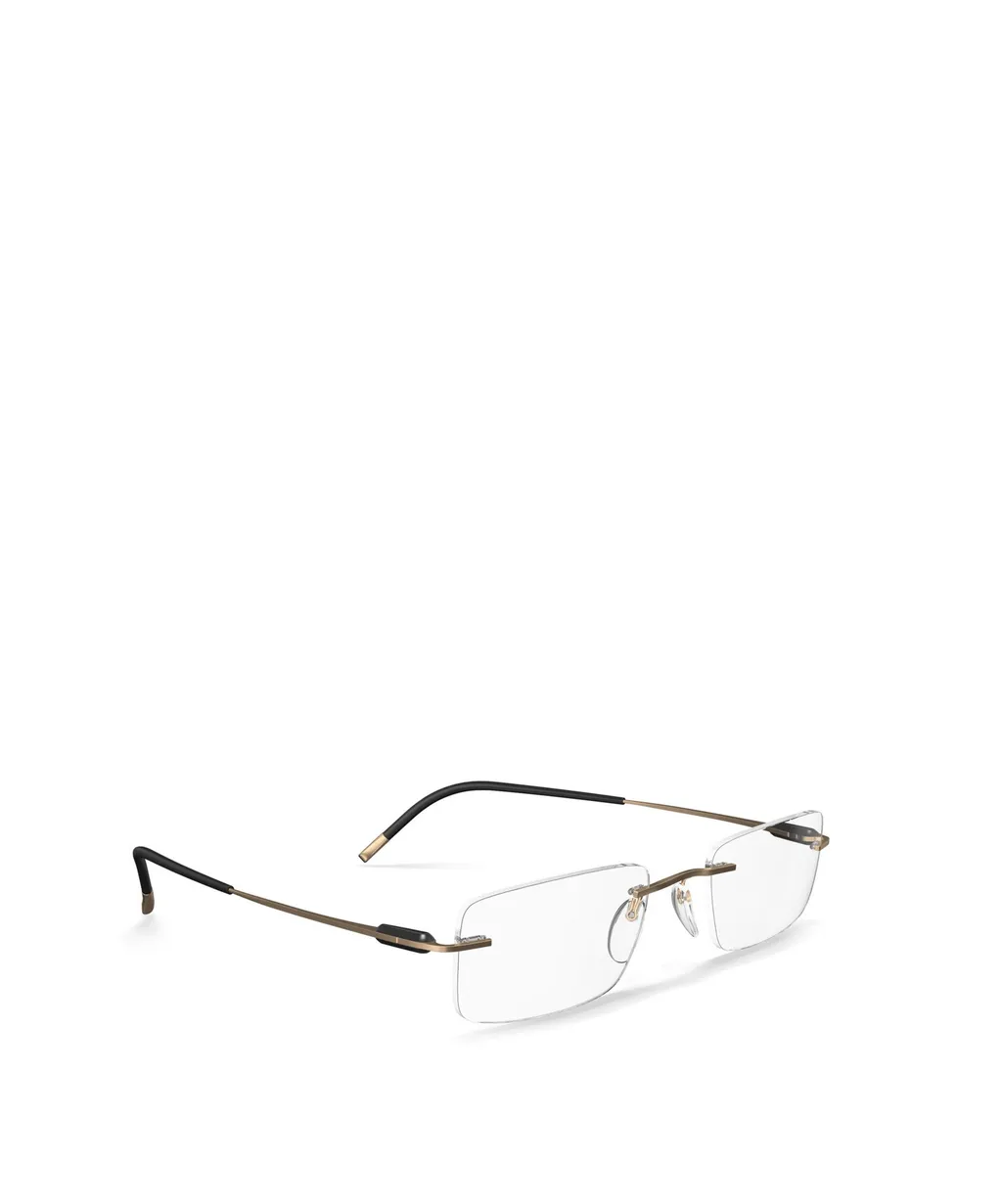 Rimless Rectangle-Frame Glasses